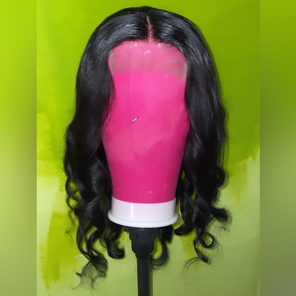 Wet and wavy 5x5 closure wig